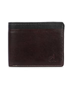 Textured Leather Two-Fold Wallets