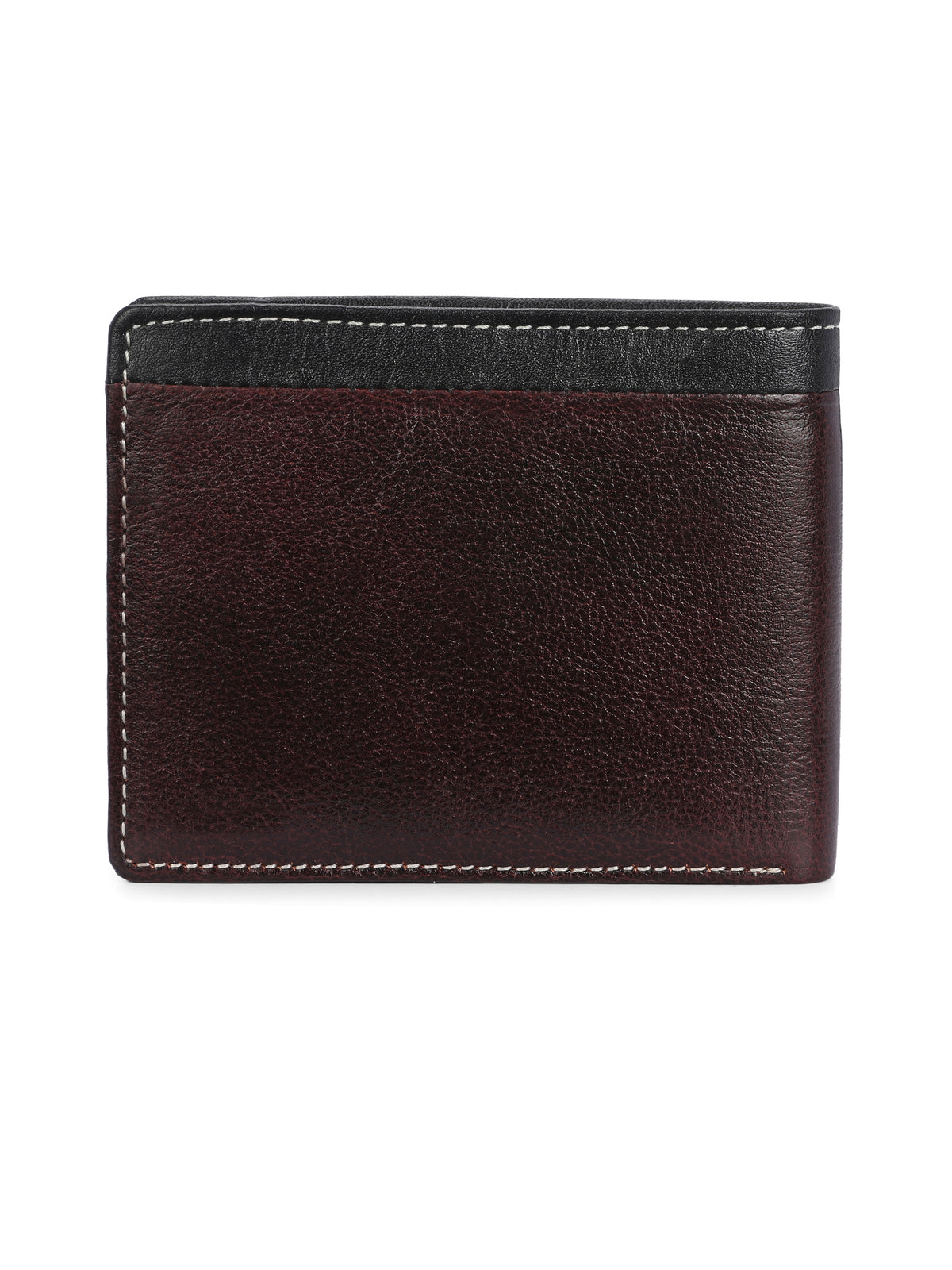 Textured Leather Two-Fold Wallets