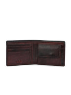 Textured Leather Two-Fold Wallets