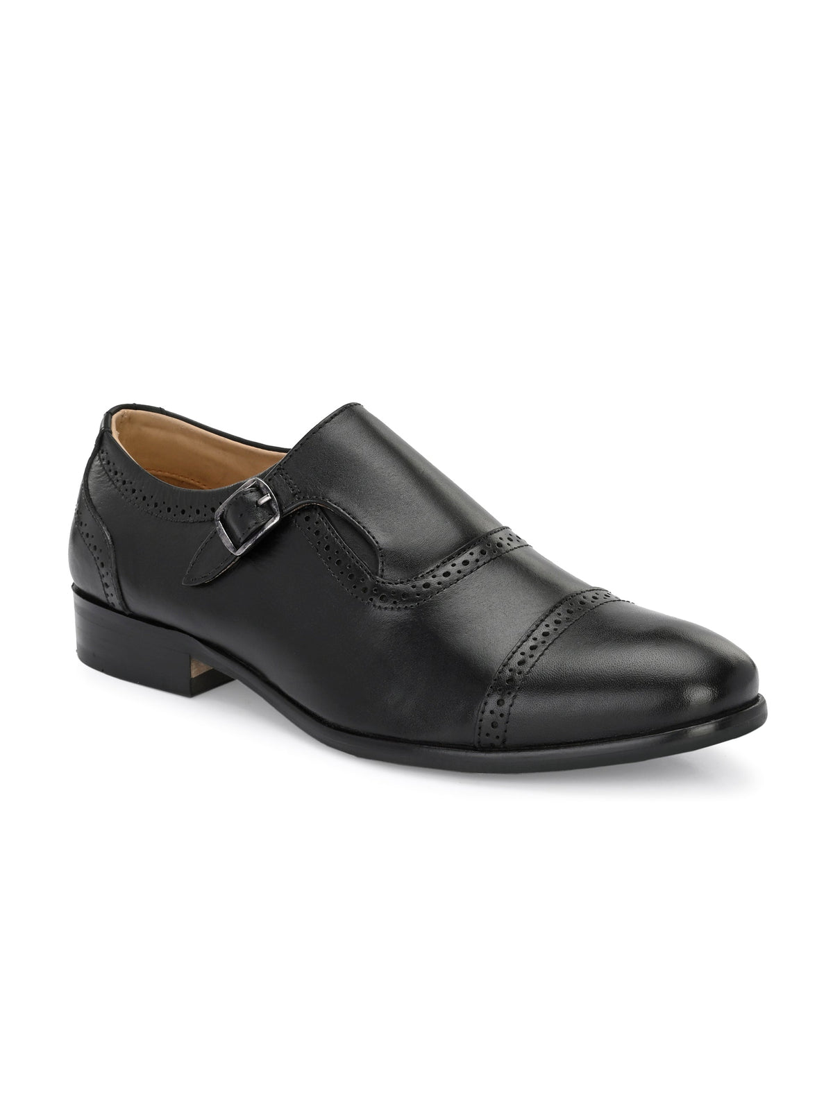 Men's Leather Formal Monk Shoes