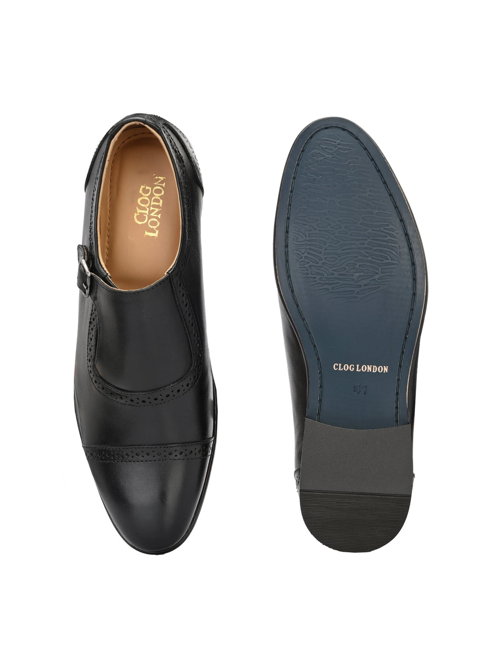 Men's Leather Formal Monk Shoes