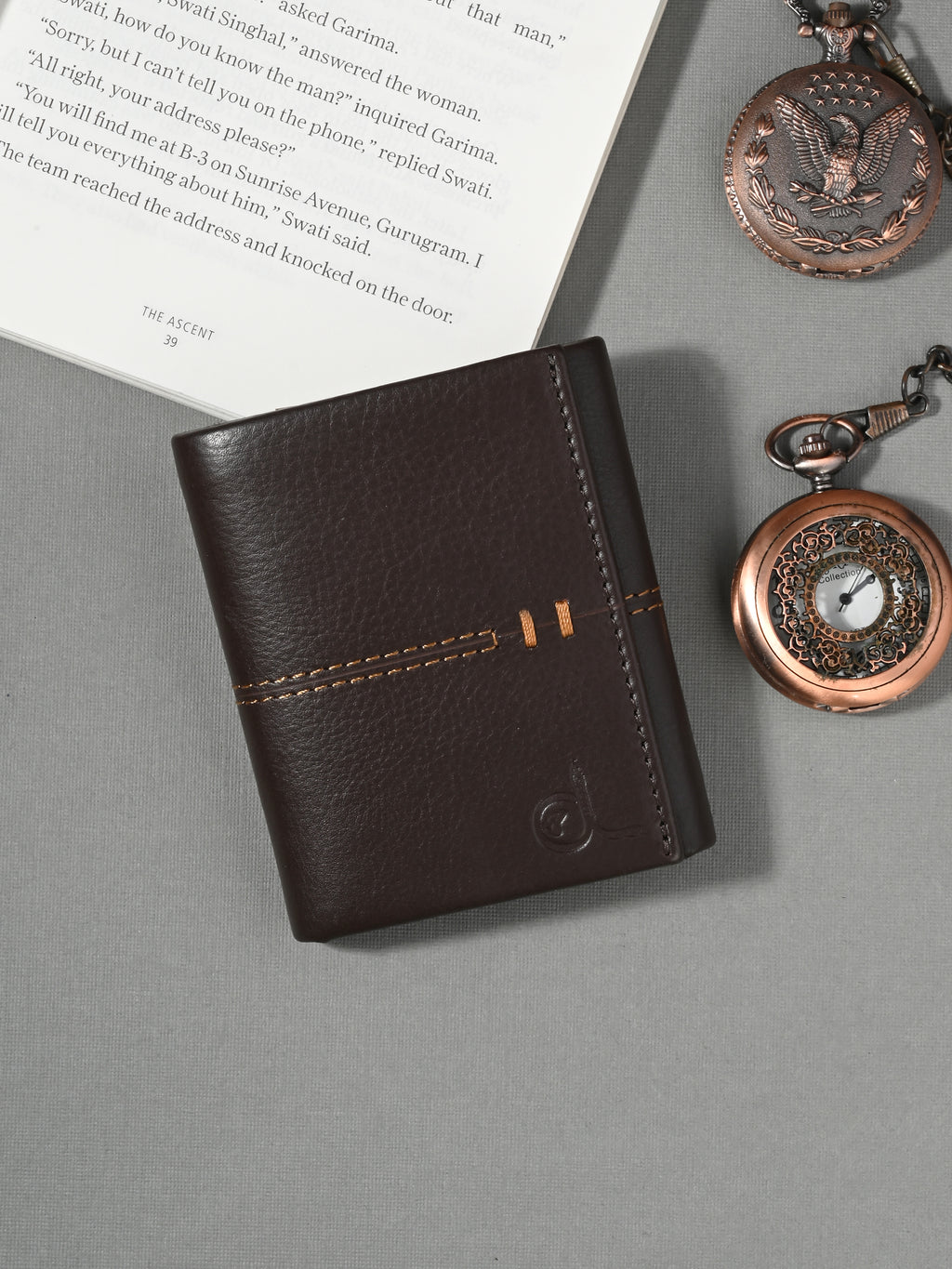 Men's Brown Original Leather Wallets