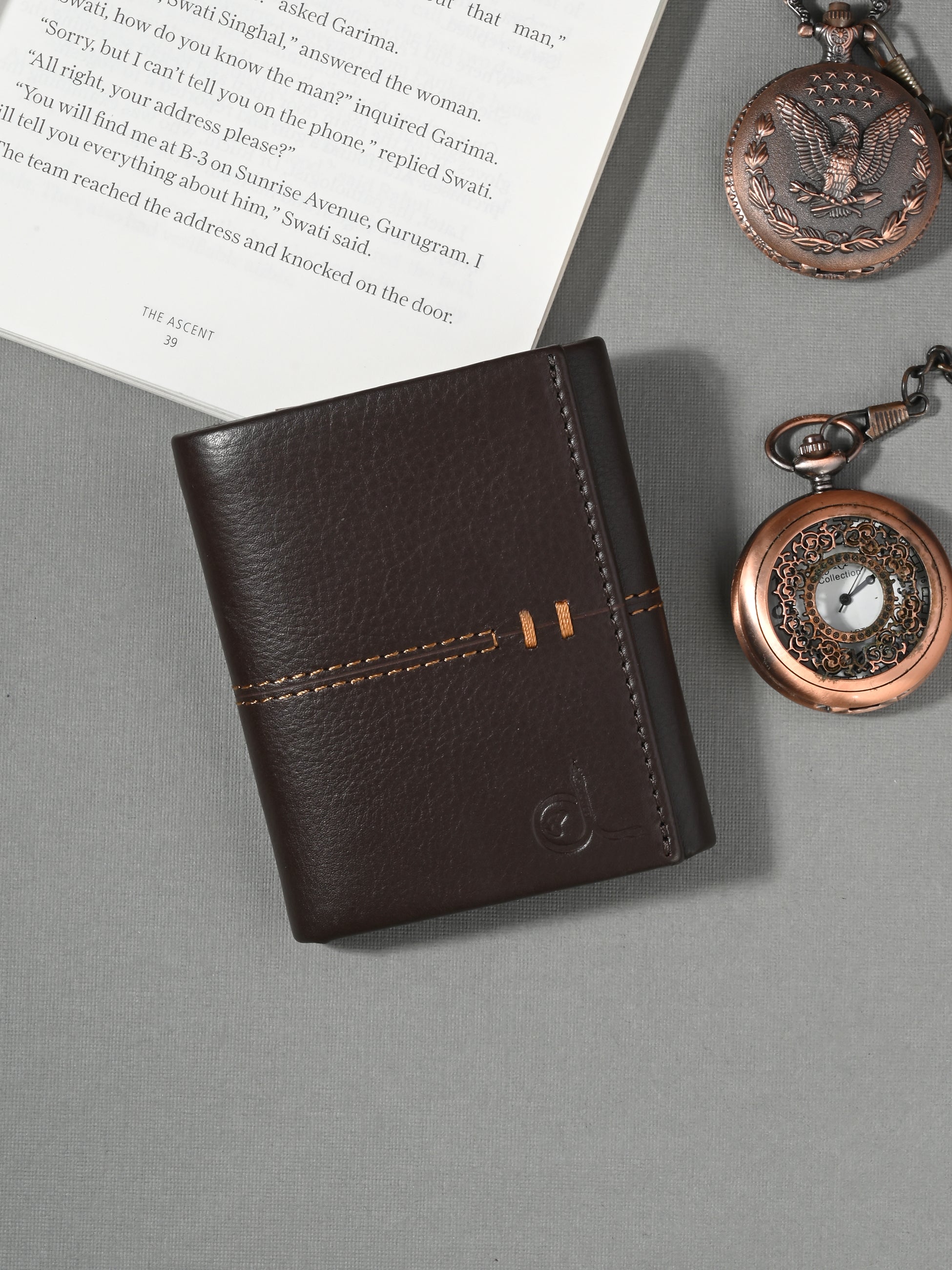 Men's Brown Original Leather Wallets