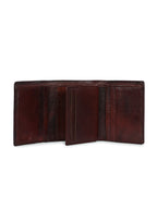 Men's Brown Leather Small Tri-Fold Wallet