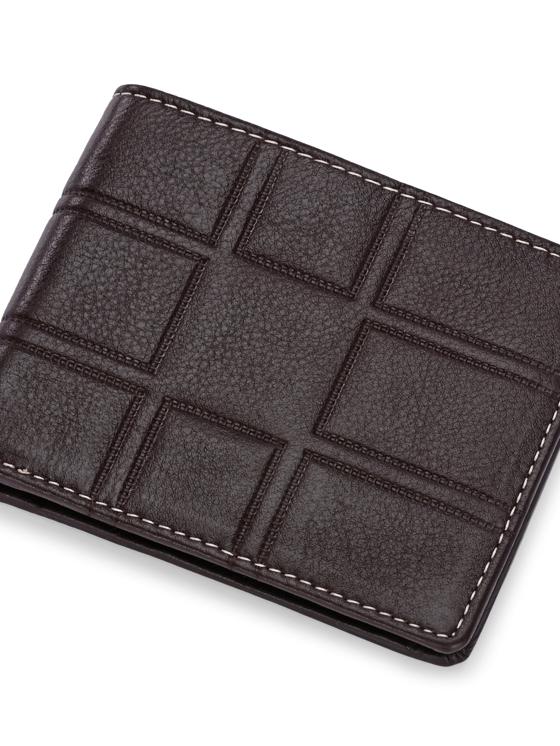 Men's Leather Two-Fold Wallet