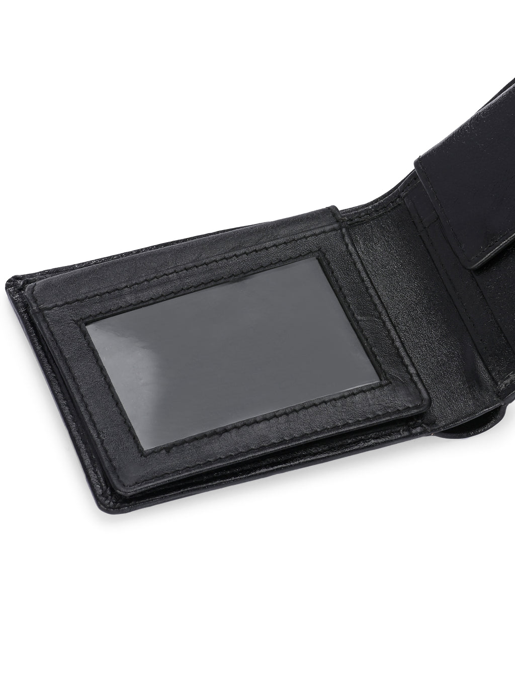 Titan Black Leather Wallets for Men's