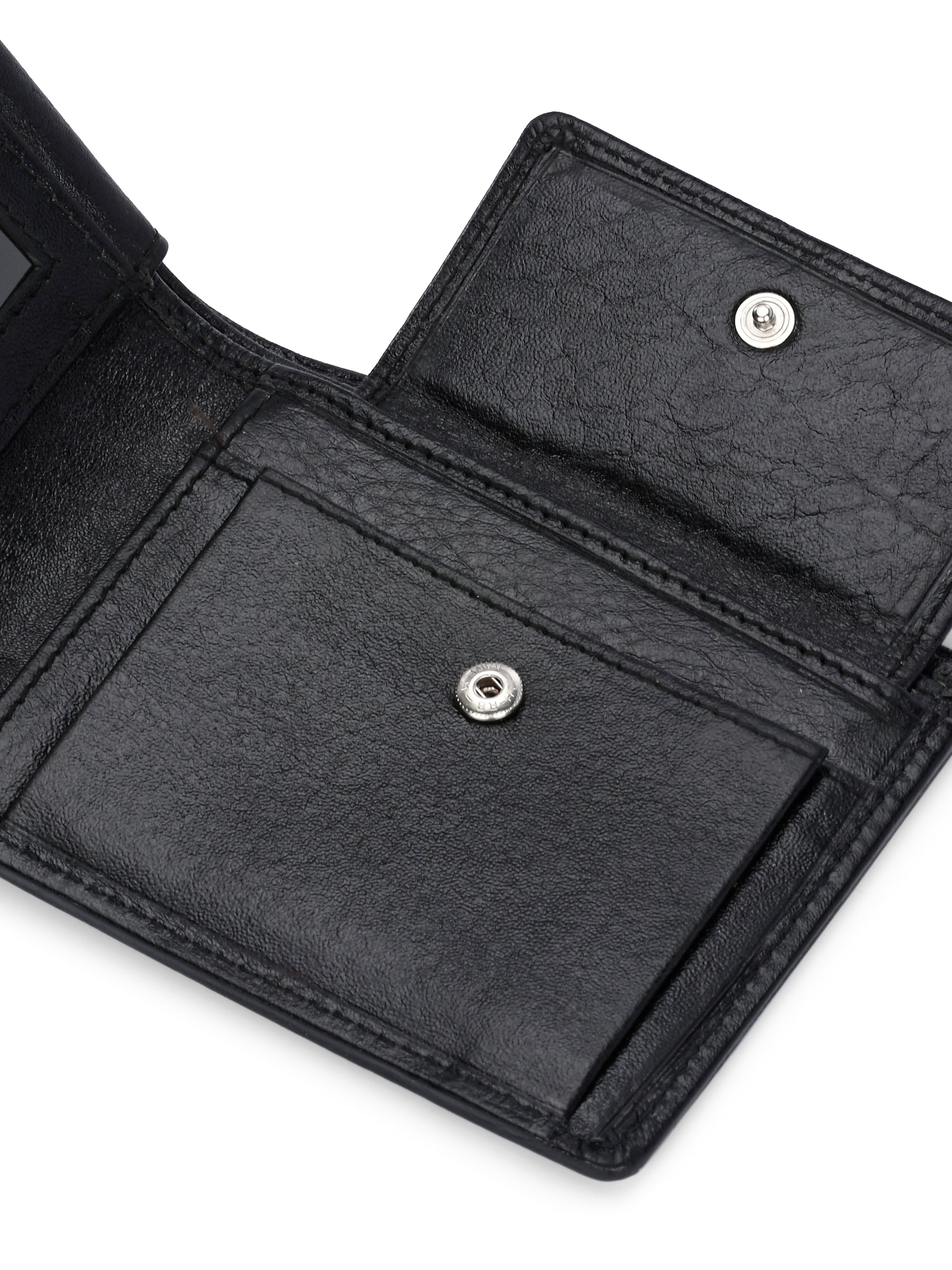 Titan Black Leather Wallets for Men's