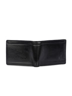Titan Black Leather Wallets for Men's