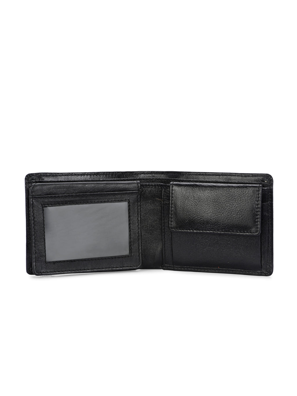 Titan Black Leather Wallets for Men's