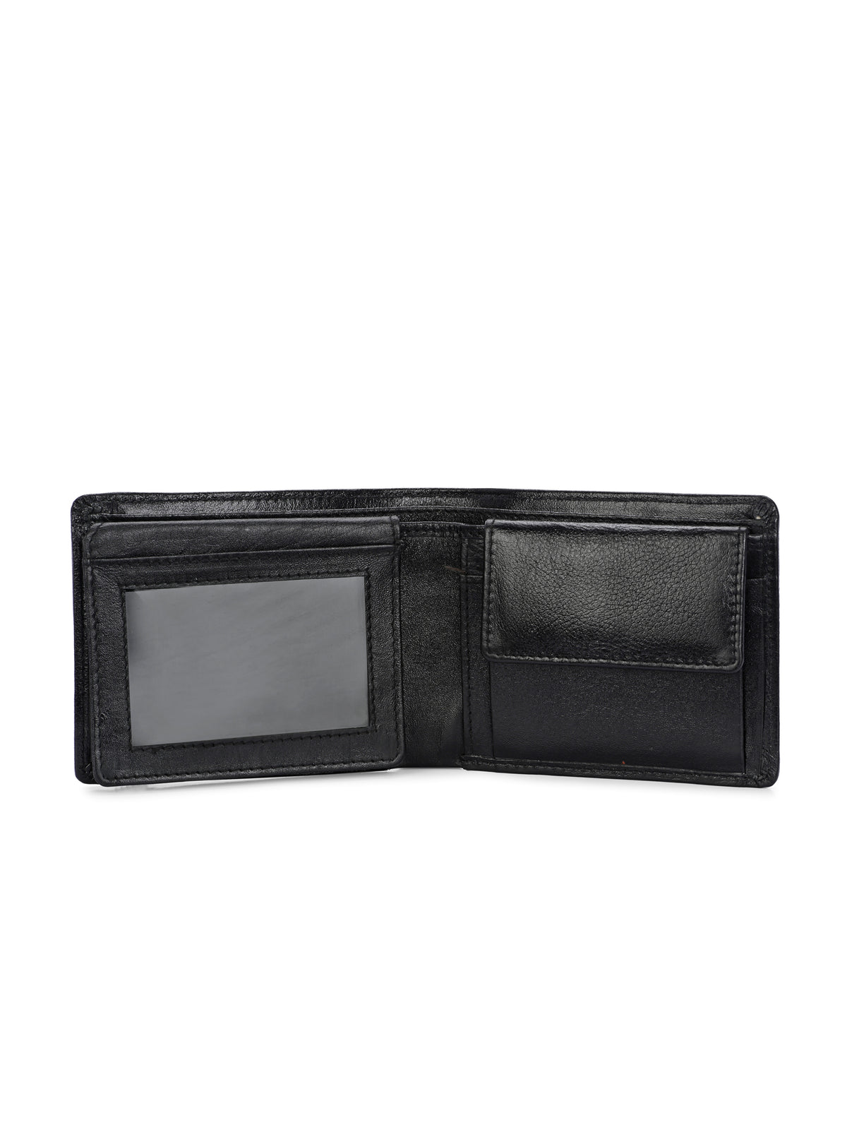 Titan Black Leather Wallets for Men's