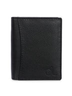 Black Leather Wallet for Men's