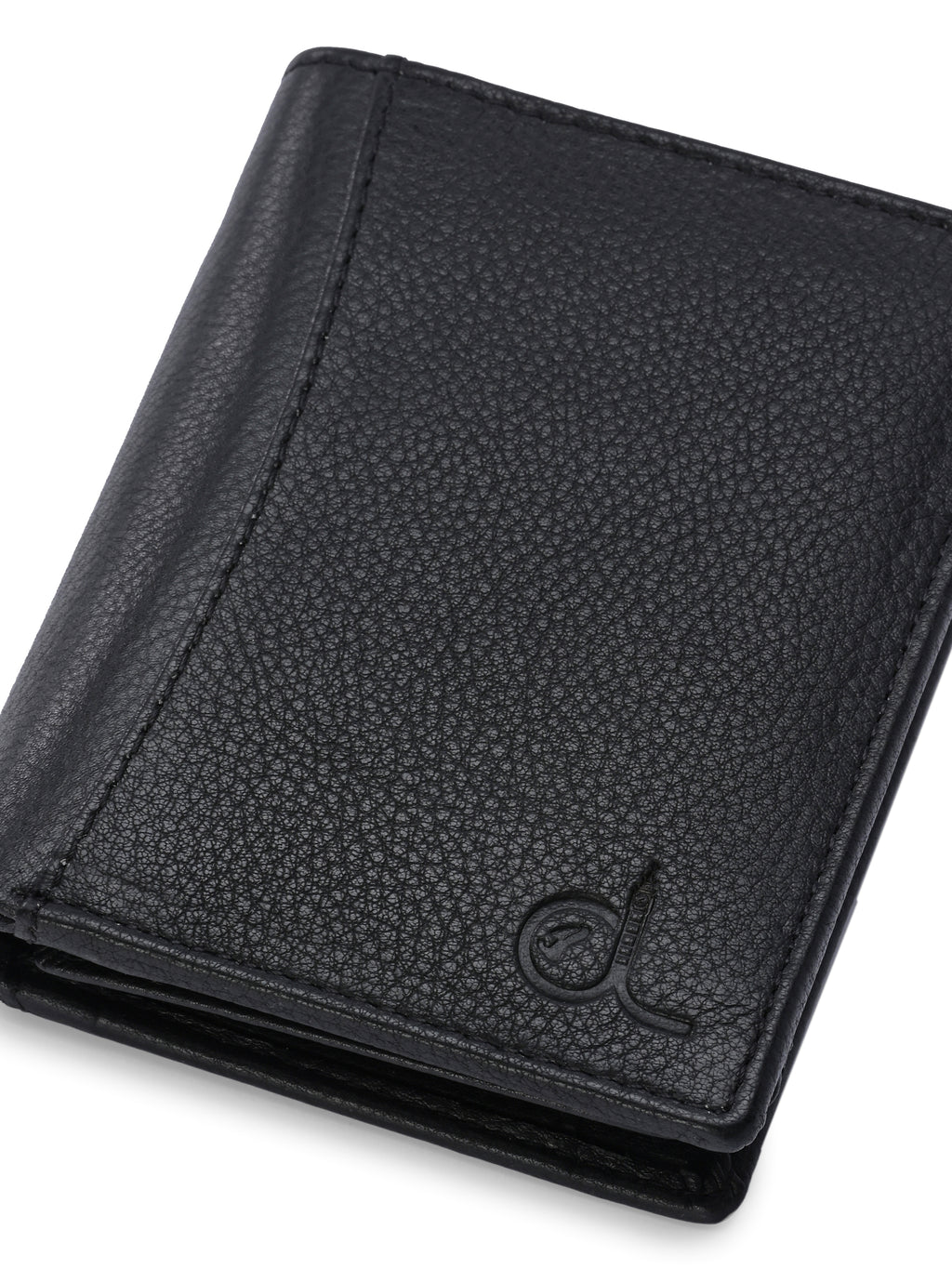 Black Leather Wallet for Men's