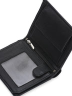 Black Leather Wallet for Men's
