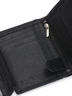 Black Leather Wallet for Men's
