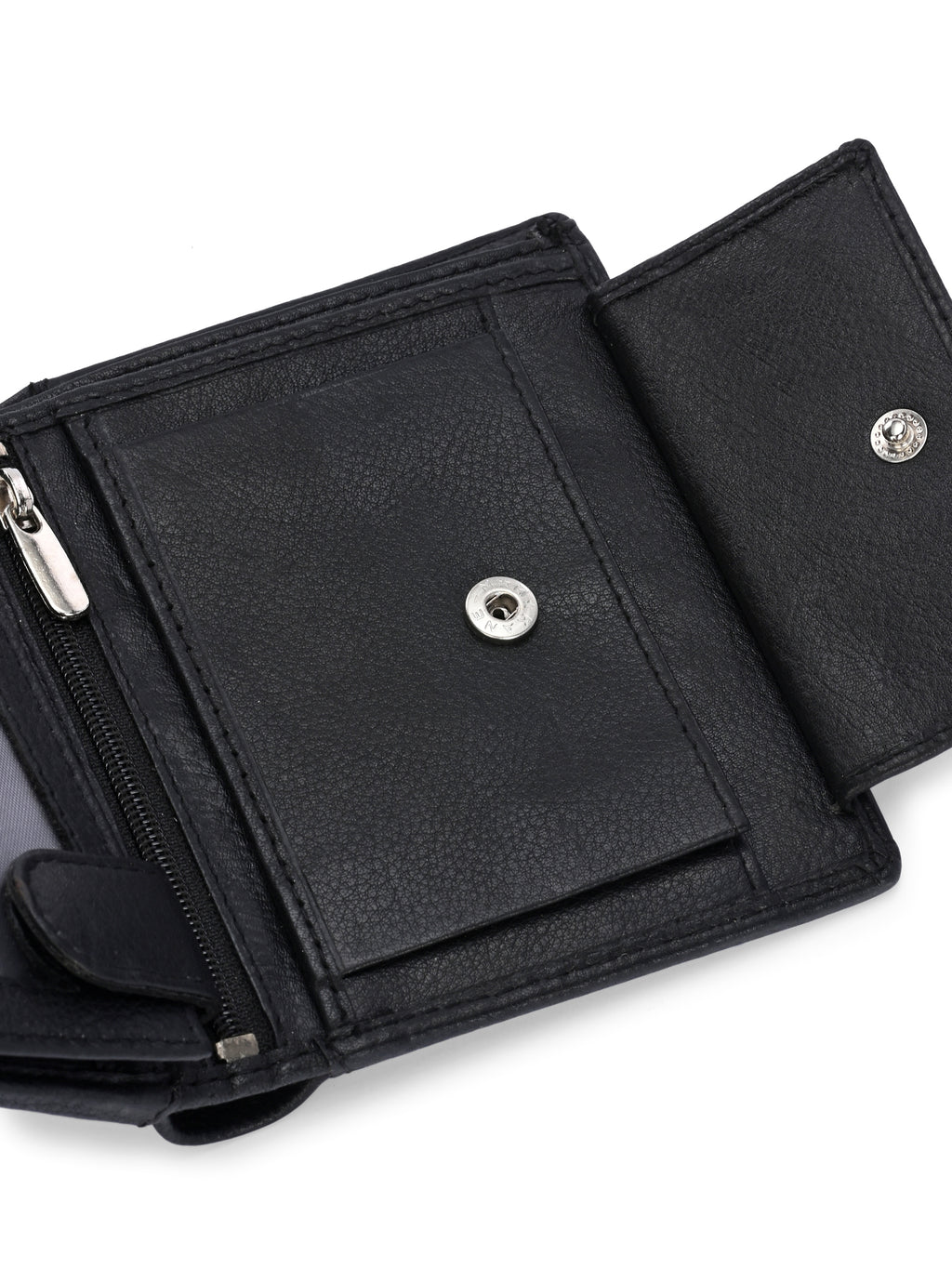 Black Leather Wallet for Men's