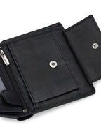 Black Leather Wallet for Men's