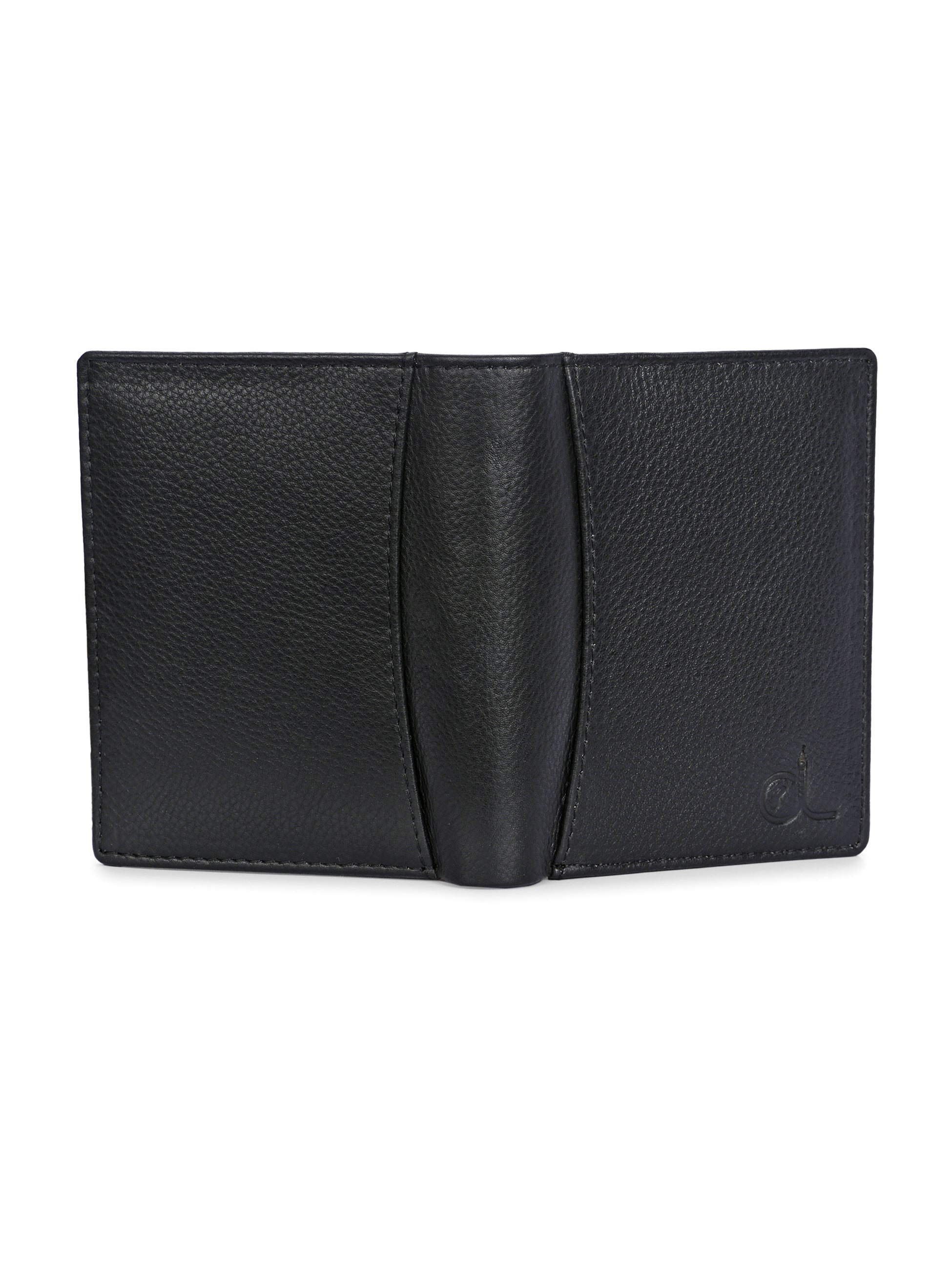 Black Leather Wallet for Men's