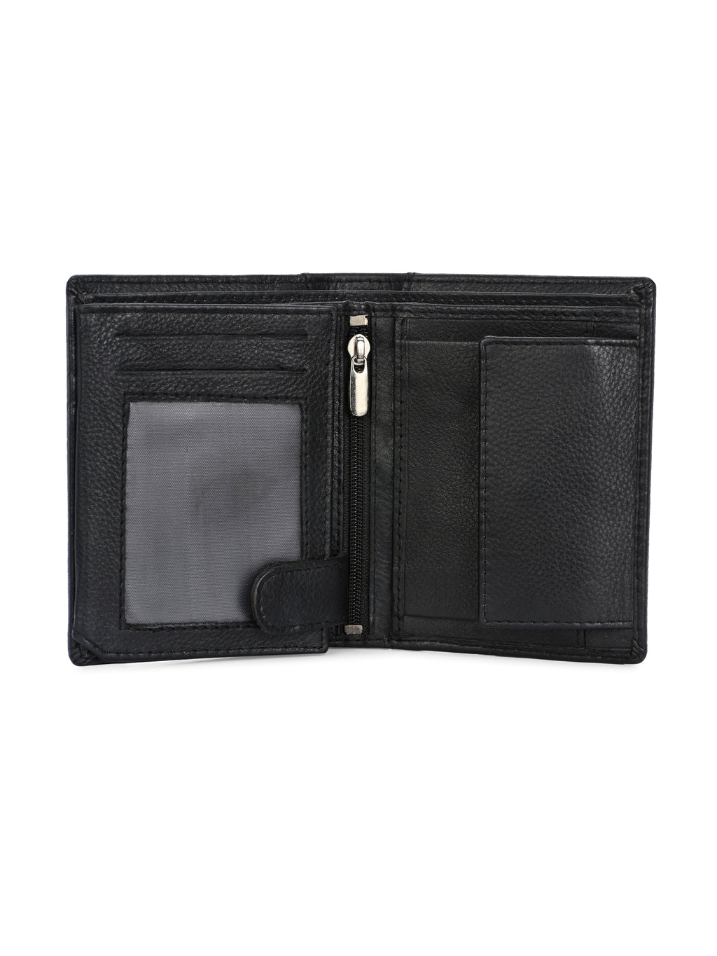 Black Leather Wallet for Men's