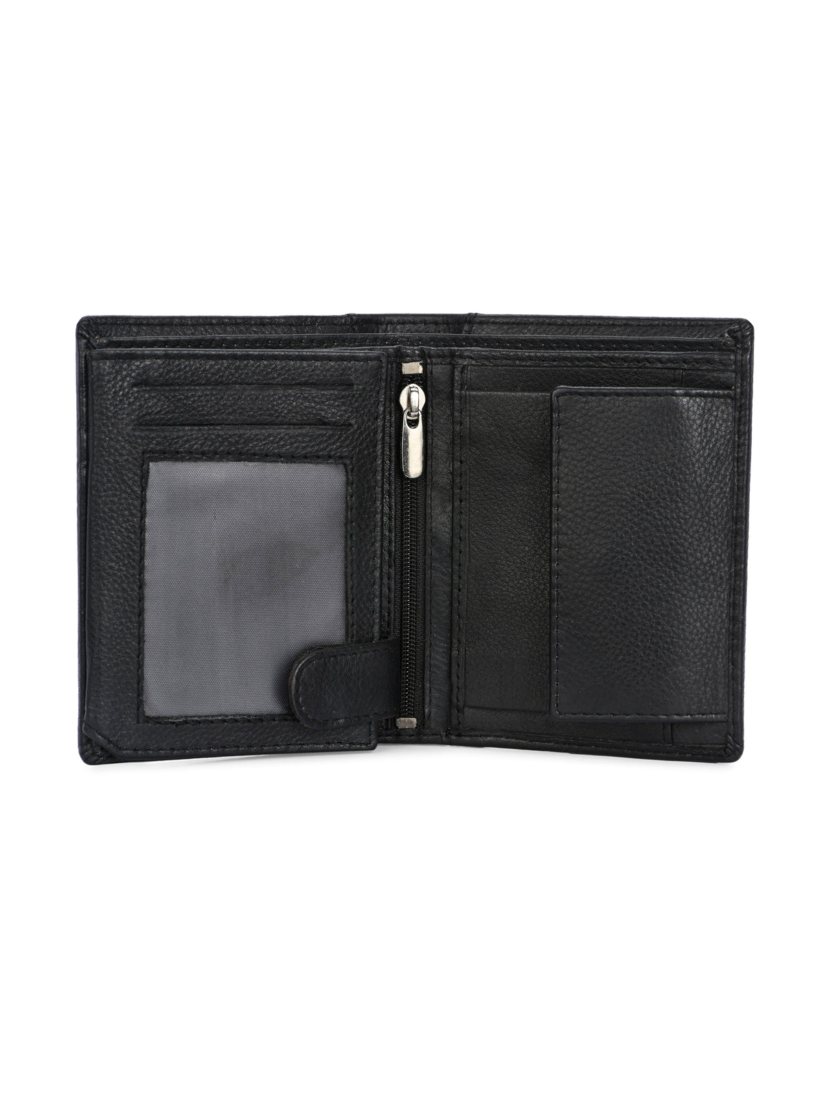 Black Leather Wallet for Men's