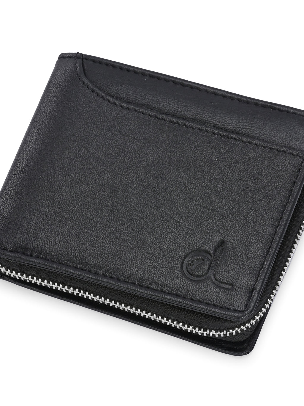 Men's Leather Zip Around Wallet
