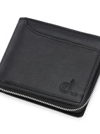 Men's Leather Zip Around Wallet