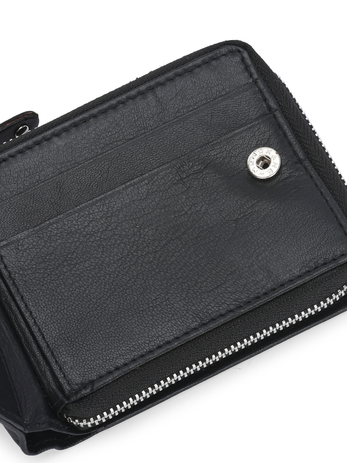 Men's Leather Zip Around Wallet