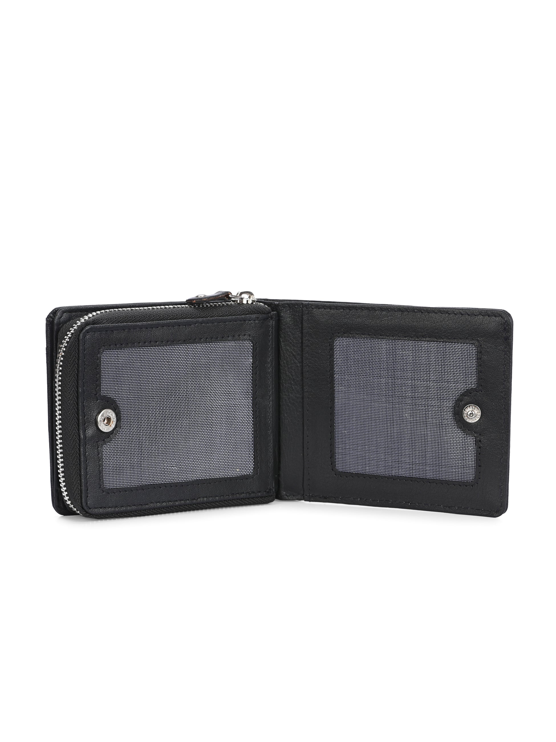 Men's Leather Zip Around Wallet