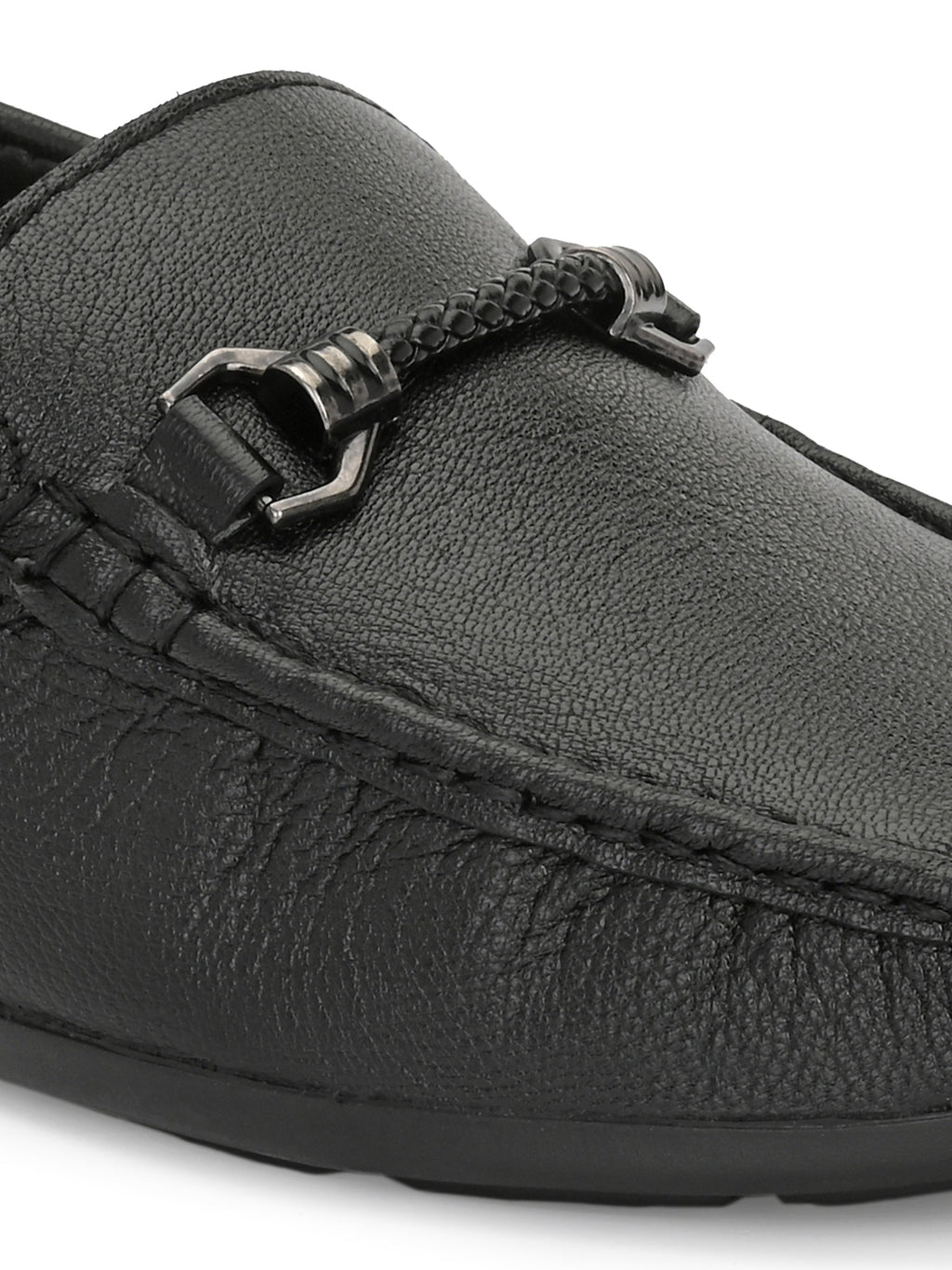 Men's Leather Square Toe Loafer Shoes