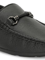 Men's Leather Square Toe Loafer Shoes