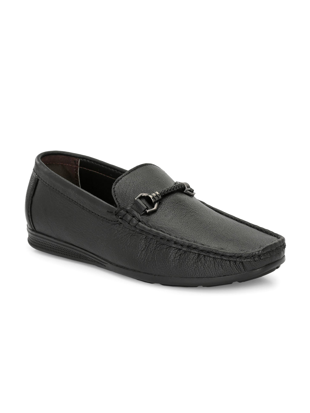 Men's Leather Square Toe Loafer Shoes