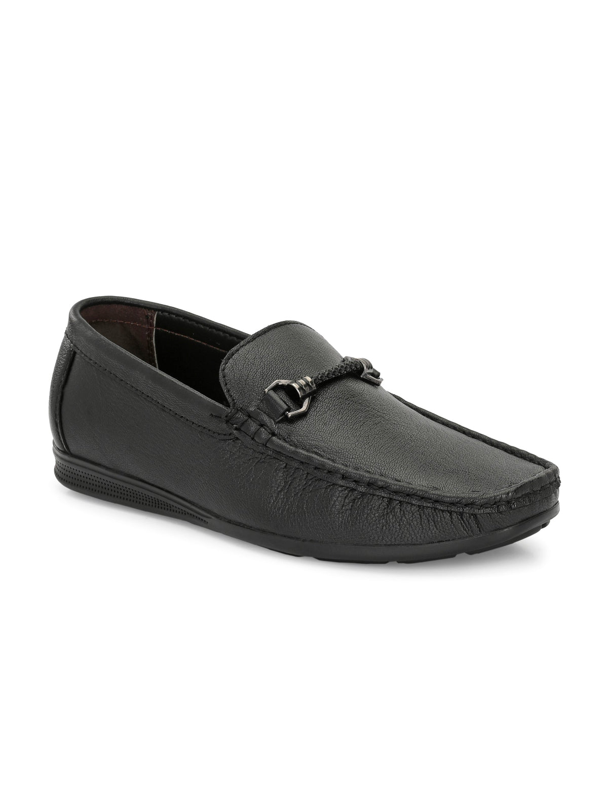Men's Leather Square Toe Loafer Shoes