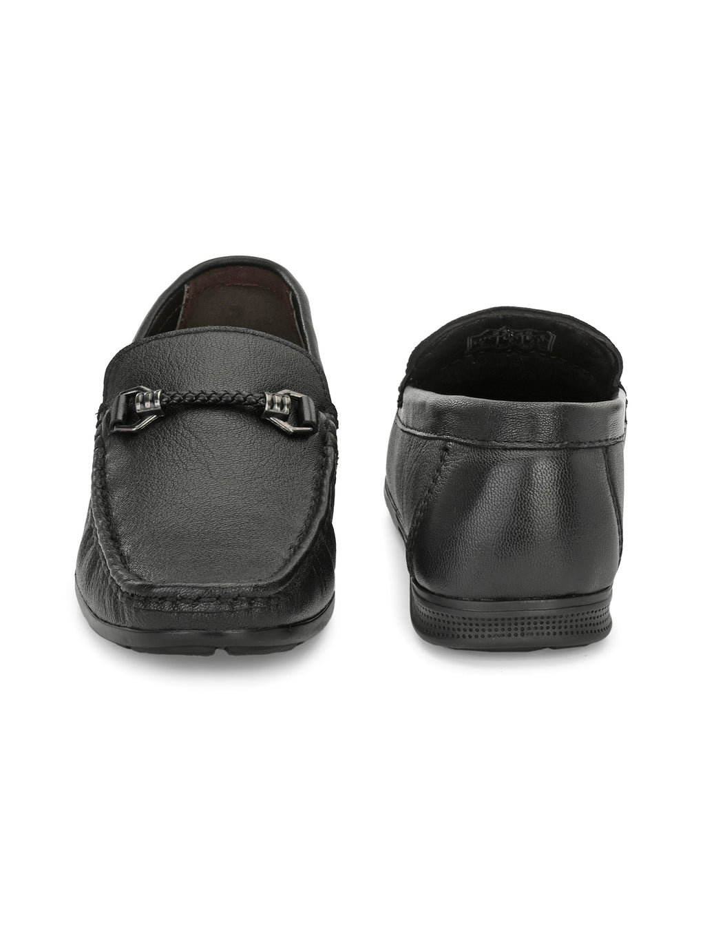 Men's Leather Square Toe Loafer Shoes