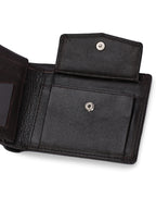 Men's Textured Leather Two-Fold Wallet