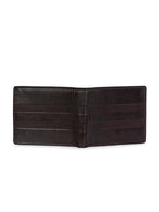 Men's Textured Leather Two-Fold Wallet