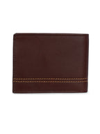 Brown Leather Small Bi-Fold Wallets