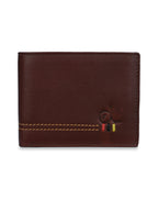 Brown Leather Small Bi-Fold Wallets