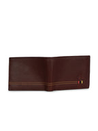Brown Leather Small Bi-Fold Wallets