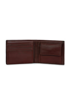 Brown Leather Small Bi-Fold Wallets