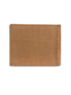Tan Textured Leather Wallet
