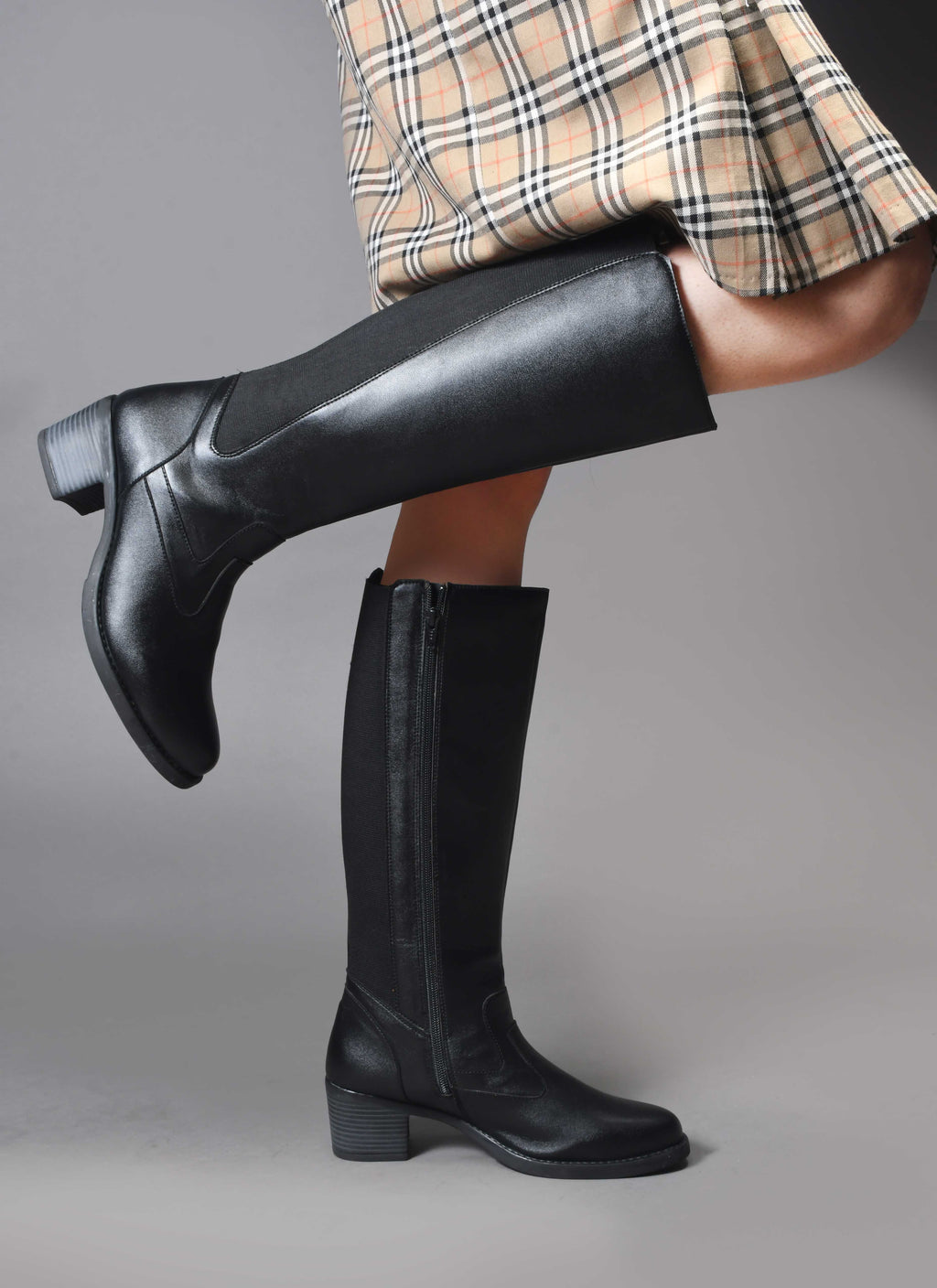 Women Brown Casual Long Boots