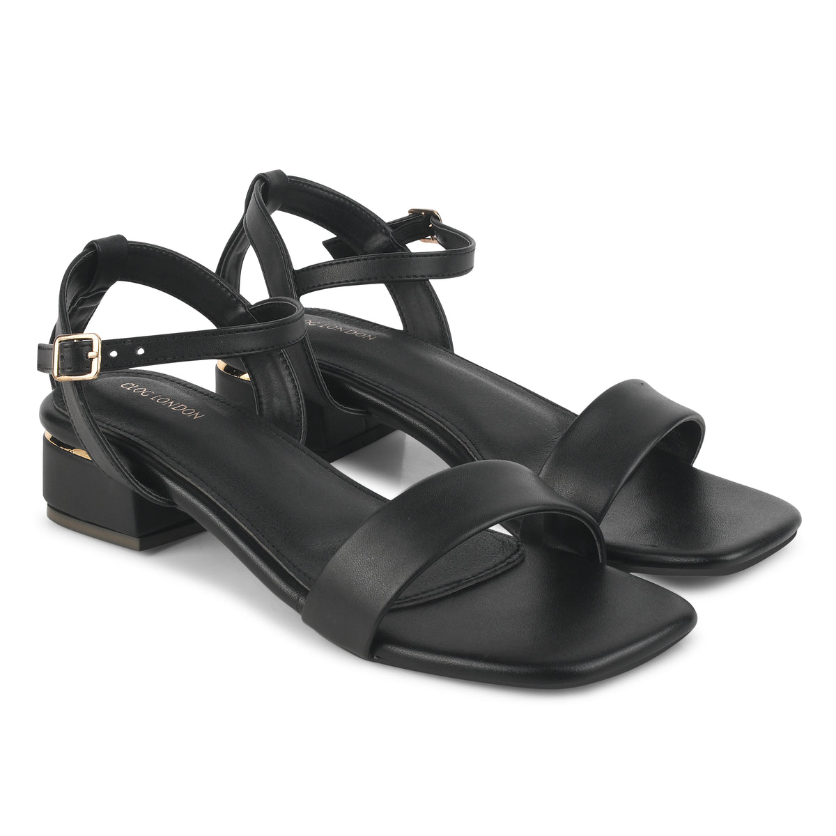 Womens Toe Block Sandals Heels