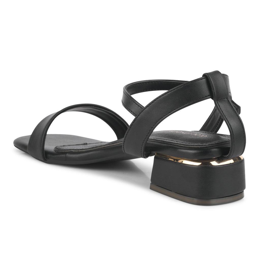 Womens Toe Block Sandals Heels