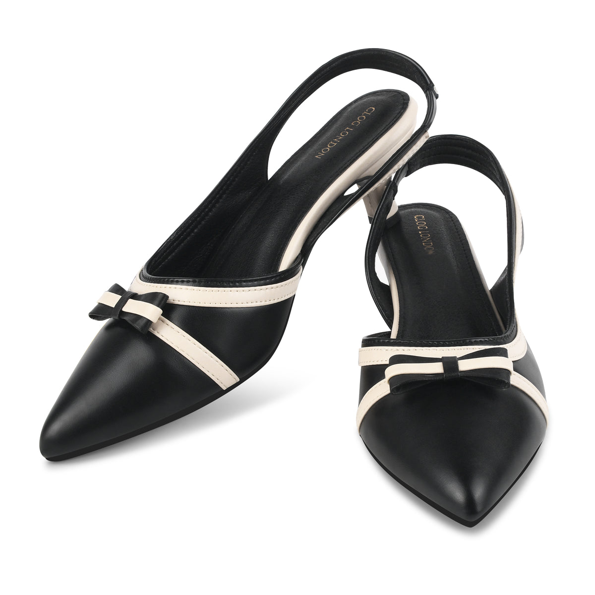 Women Pumps Black Heeled Sandal with Adjustable Ankle Strap