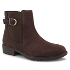 Women Brown Casual Block Heeled Boots
