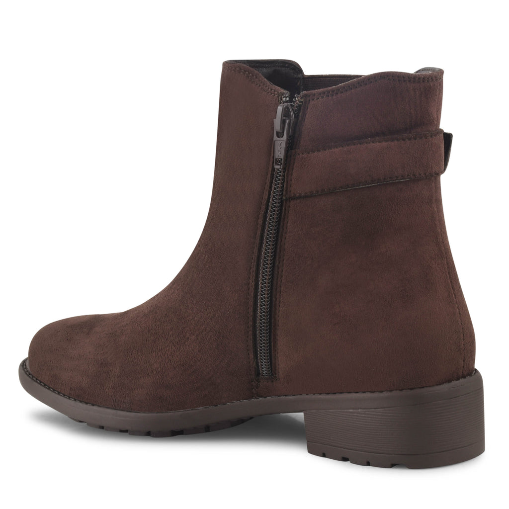 Women Brown Casual Block Heeled Boots