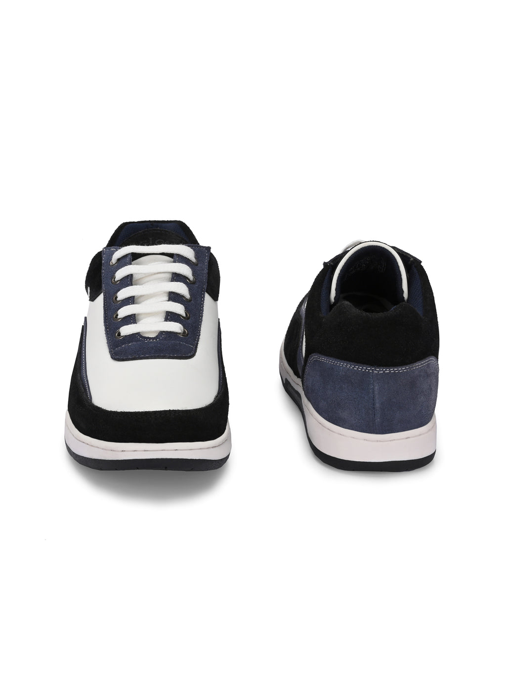 Men's White & Blue Sneakers Casual Shoes
