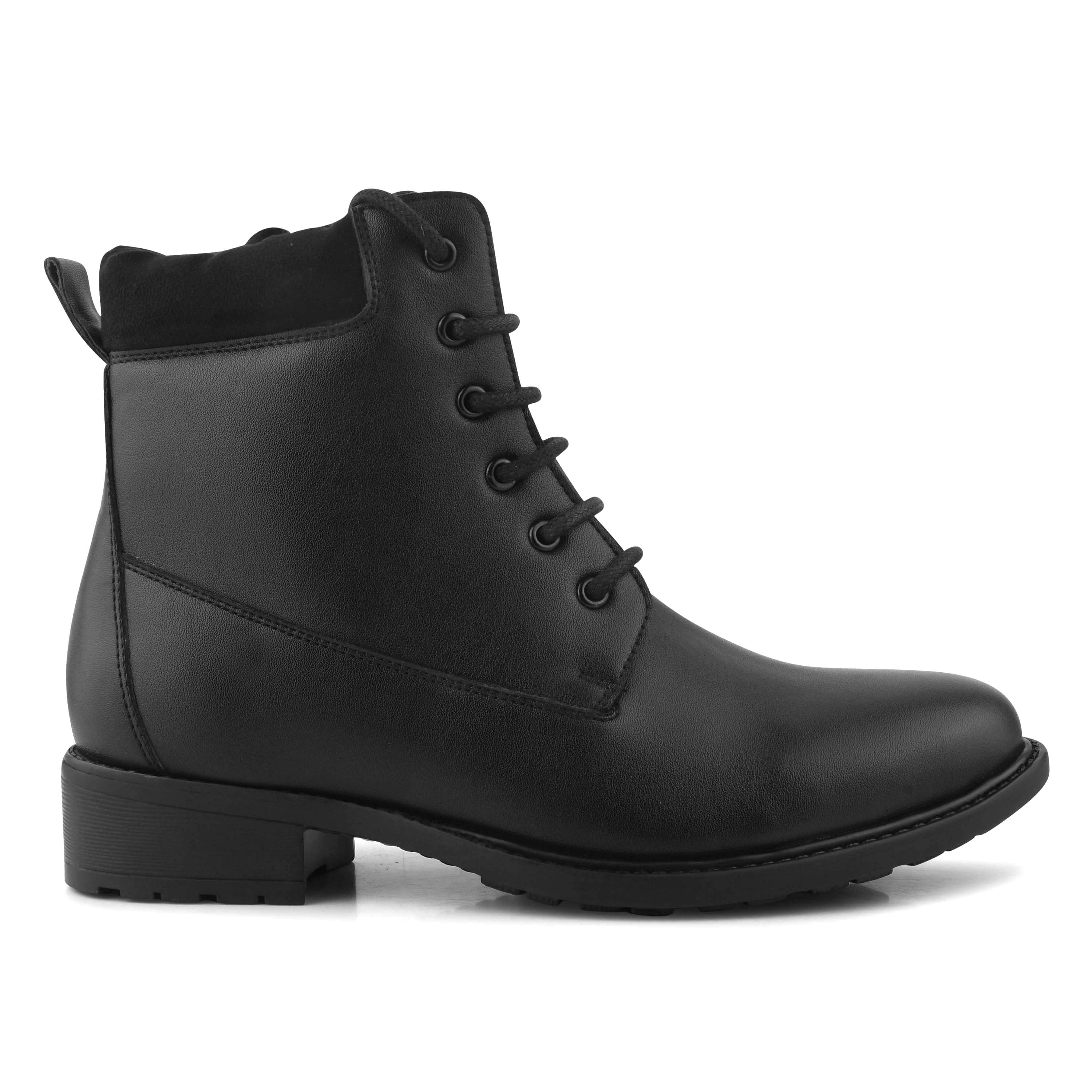 Women Black Ankle Casual Boots