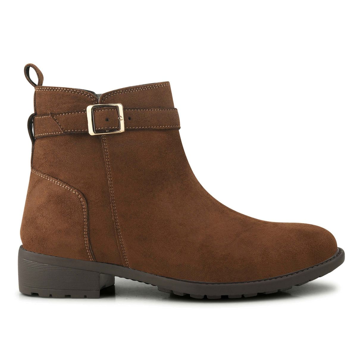 Women Tan Casual Winter Boots.