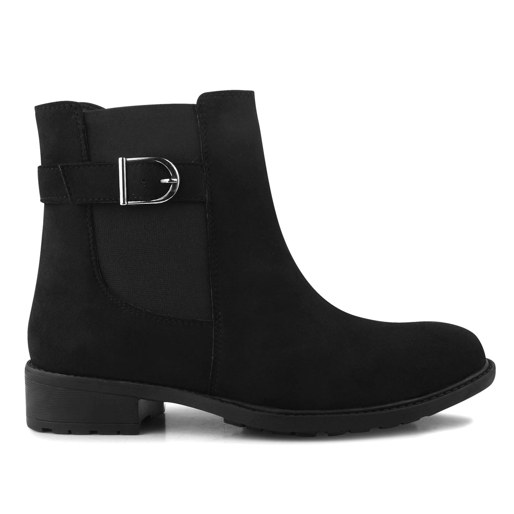Women Brown Casual Block Heeled Boots