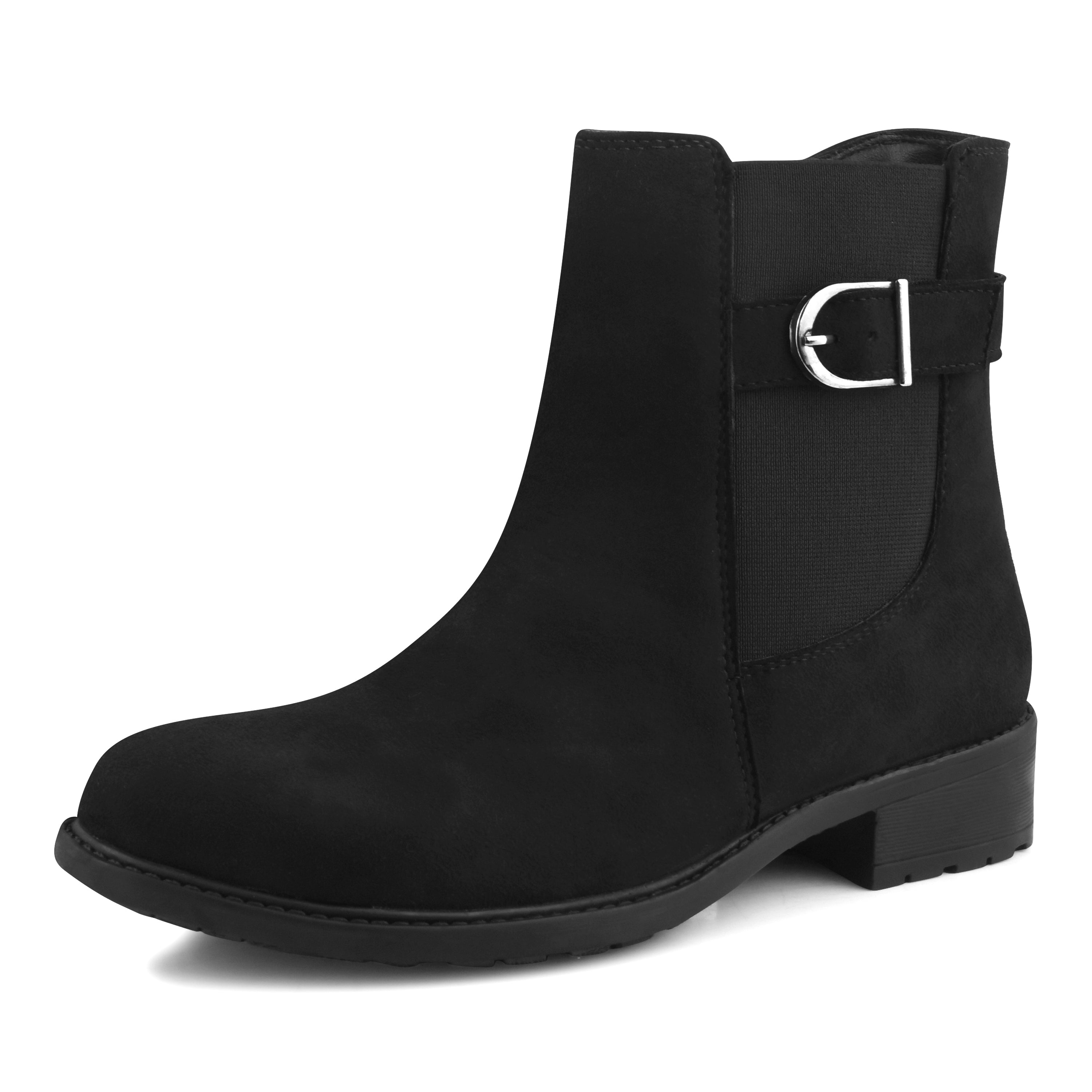 Women Brown Casual Block Heeled Boots
